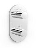 Термостатический смеситель на 2 потребителя Tres Therm-Box, хром (21525001) Для ванны, Для душа Хром