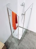 Душевая дверь Flaminia Bamboo 120 (50B120) двери Распашные наружу тон стекла Прозрачное 