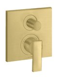 Смеситель скрытого монтажа Axor Citterio, Brushed Brass (39455950) Для ванны, Для душа Латунь