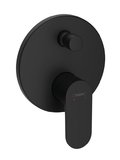 Смеситель скрытого монтажа для душа Hansgrohe Rebris S, черный матовый (72466670) Для душа Черный, Черный матовый
