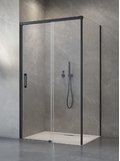 Душевая кабина Radaway Idea Black KDS 100Lx70 (10115100-54-01L+10117070-01-01) Прямоугольные Прозрачное