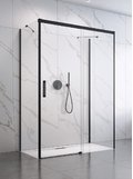 Душевая кабина Radaway Idea Black KDJ+S 110Rx100L (10116110-54-01R+10117100-01-01+387052-54-01L) Прямоугольные Прозрачное