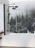 Распашная шторка для ванны Radaway Essenza New Black PND II 120L (10002120-54-01L) Essenza New Распашные 