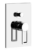 Змішувач Gessi Riflessi TRASPARENZE (44624-031) Для ванни, Для душа Хром