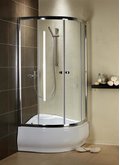 Душова кабіна Radaway Premium a 1700 80x80 (30411-01-06) Радіусні симетричні Фактурне