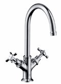 Змішувач для раковини Axor Montreux (16506820) Для раковини Шліф. нікель