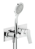 Смеситель для ванны Gessi Rilievo (59140-031) Для ванны, Для душа Хром