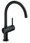 Змішувач для кухні Grohe Minta (32917KS0) Для кухні Чорний матовий