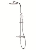Термостатическая душевая система GRB Time Female 3F Snow XL (47432470XL) Душевые стойки Хром