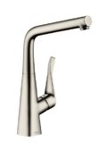 Змішувач для кухні Hansgrohe Metris (14822800) Для кухні Нерж. сталь