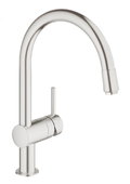 Змішувач для кухні Grohe Minta (32918DC0) Для кухні Нерж. сталь