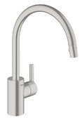 Смеситель для раковины GROHE Feel (31486DC0) Для кухни Нерж. сталь