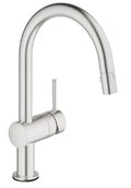 Сенсорний змішувач для кухні Grohe Minta Touch (31358DC1) Для кухні Нерж. сталь