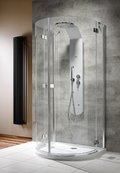 Душевая кабина Radaway Almatea P 100x90 (30722-01-05N) Радиусные асимметричные Затемненное