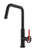 Змішувач для кухні Gessi Kitchen OFFICINE, матовий чорний (60201-299) Для кухні Чорний, Чорний матовий