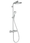 Душова система Hansgrohe Crometta S 240 1jet Showerpipe (27267000) Душові стійки Хром
