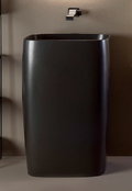 Напольная керамическая раковина Flaminia Flag MonoFlag, black (FG52C) Напольные Прямоугольные