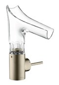 Змішувач для раковини Axor Starck V bevel cut, Brushed Nickel (12123820) Для раковини Нікель