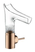 Смеситель для раковины Axor Starck V diamond cut, Polished Red Gold (12122300) Для раковины Красное золото