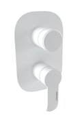 Смеситель на 4 потребителя Bugnatese Tess, белый матовый (9632-BL) Для ванны, Для душа Белый, Белый матовый
