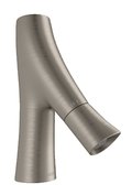 Смеситель для раковины для холодной воды Axor Starck Organic, Stainless Steel Optic (12110800) Для раковины Нерж. сталь