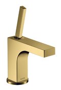 Смеситель для раковины 90 мм Axor Citterio, Polished Gold Optic (39035990) Для раковины Золото