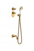 Душевой комплект скрытого монтажа Tres Tres-clasic (24235201OR) Душевые комплекты (системы) Золото