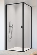 Душевая кабина Radaway Nes Black KDJ I Frame 80Lx75 (10022080-54-56L+10039075-54-56) Прямокутні Прозоре