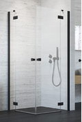 Душова кабіна Radaway Essenza New Black KDD 90Lx80R (385060-54-01L + 385061-54-01R) Прямокутні Прозоре