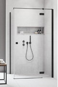Душевая кабина Radaway Essenza New Black KDJ 80Rx80 (385043-54-01R+384051-54-01) Квадратные Прозрачное