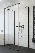 Душевая кабина Radaway Essenza New Black KDJ+S 90Lx75 (385020-54-01L+384049-54-01+384049-54-01) Прямокутні Прозоре