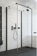 Душевая кабина Radaway Essenza New Black KDJ+S 80Rx75 (385021-54-01R+384049-54-01+384049-54-01) Прямоугольные Прозрачное