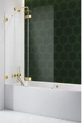 Распашная шторка для ванны Radaway Essenza Pro Gold PND II 130L (10102130-09-01L) Radaway Essenza Pro Розпашні