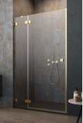 Душевая дверь Radaway Essenza Pro Gold DWJ 90 L (10099090-09-01L) двери Распашные наружу тон стекла Прозрачное 