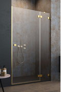 Душевая дверь Radaway Essenza Pro Gold DWJ 80 R (10099080-09-01R) двери Распашные наружу тон стекла Прозрачное 