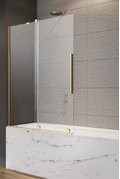 Раздвижная шторка для ванны Radaway Furo Gold PND II 110L (10109588-09-01L+10112544-01-01) Furo Раздвижные 