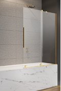 Раздвижная шторка для ванны Radaway Furo Gold PND II 140R (10109738-09-01R+10112694-01-01) Radaway Furo Розсувні