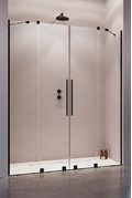 Душевая дверь Radaway Furo Black DWD 160 (10108438-54-01+10111392-01-01) двери Раздвижные тон стекла Прозрачное 
