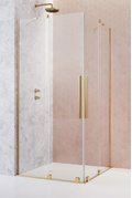 Душевая кабина Radaway Furo Gold KDD 100Lx120R (10105100-09-01L+10105120-09-01R) Прямоугольные Прозрачное
