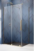 Душевая кабина Radaway Furo Gold KDJ 90Lx75 (10104472-09-01L+10110430-01-01+10113075-01-01) Прямоугольные Прозрачное