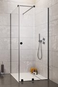 Душевая кабина Radaway Furo Black KDJ RH 100Rx75 (10104492-54-01RU+10110510-01-01+10113075-01-01) Прямоугольные Прозрачное