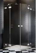 Душевая кабина Radaway Essenza Pro White PDD 90Lx90R (10095090-04-01L+10095090-04-01R) Радиусные симметричные Прозрачное