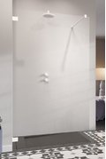 Душевая перегородка Radaway Essenza Pro White Walk-in 150 см (10103150-04-01) walk-in Прозрачное