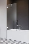 Стационарная шторка для ванны Radaway Essenza Pro White PNJ II 80 (10101080-04-01) Radaway Essenza Pro Стаціонарні