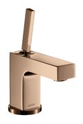 Смеситель для раковины 80 мм Axor Citterio, Polished Red Gold (39015300) Для раковины Красное золото