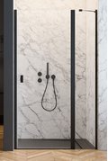 Душевая дверь Radaway Nes 8 Black DWJ II 110 R (10083110-54-01R) двери Розпашні всередину, Розпашні назовні тон стекла Прозоре 
