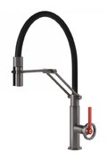 Смеситель для кухни Gessi Kitchen OFFICINE, полированный черный (60205-126) Для кухни Черный