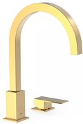 Смеситель для раковины Tres Cuadro Exclusive COLORS, золото (00610503OR) Для раковины Золото
