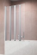Шторка-гармошка для ванны Radaway Eos PNW5 107 (1205501-101) Radaway Eos Гармошка