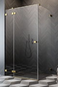 Душевая кабина Radaway Essenza Pro Gold KDJ 90Lx75 (10097090-09-01L+10098075-01-01) Прямоугольные Прозрачное
